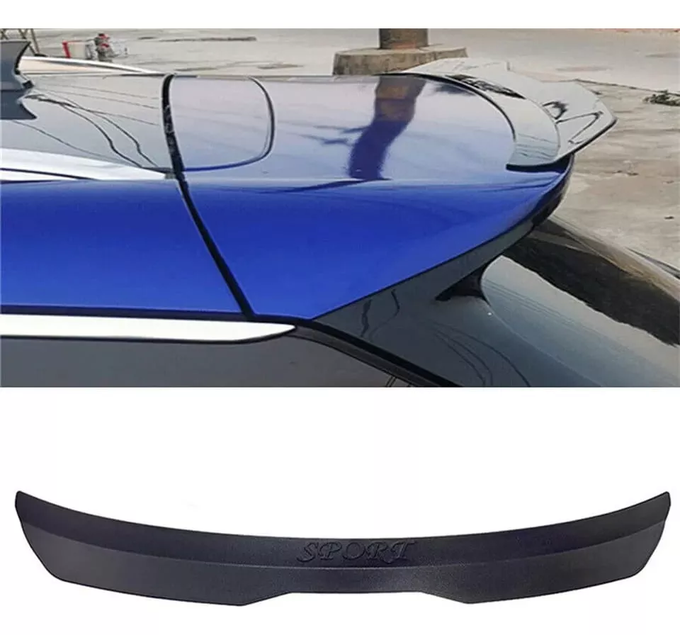 ALERÓN TRASERO PLASTICO TUNNING TIPO BMW COLOR NEGRO MATE - 2
