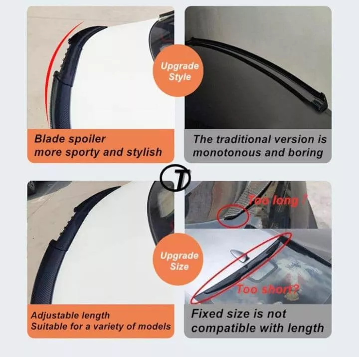 ALERÓN AIRFOIL 2023, ACCESORIOS DE AUTOS UNIVERSAL DE GOMA - 2