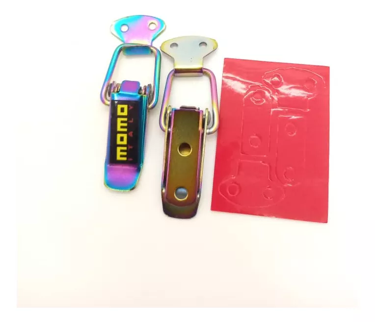 X2 CLIP GANCHOS SUJETADORES PARACHOQUES COLOR TORNASOL - 2