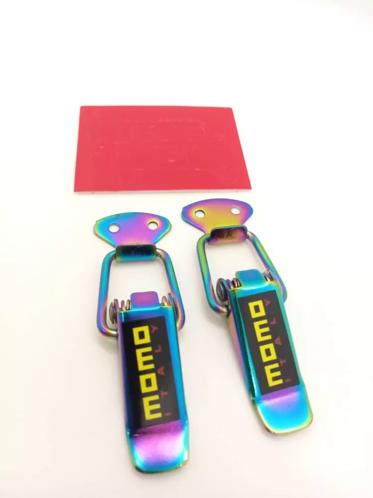 X2 CLIP GANCHOS SUJETADORES PARACHOQUES COLOR TORNASOL - 3