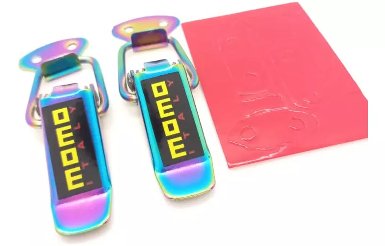 X2 CLIP GANCHOS SUJETADORES PARACHOQUES COLOR TORNASOL - 5