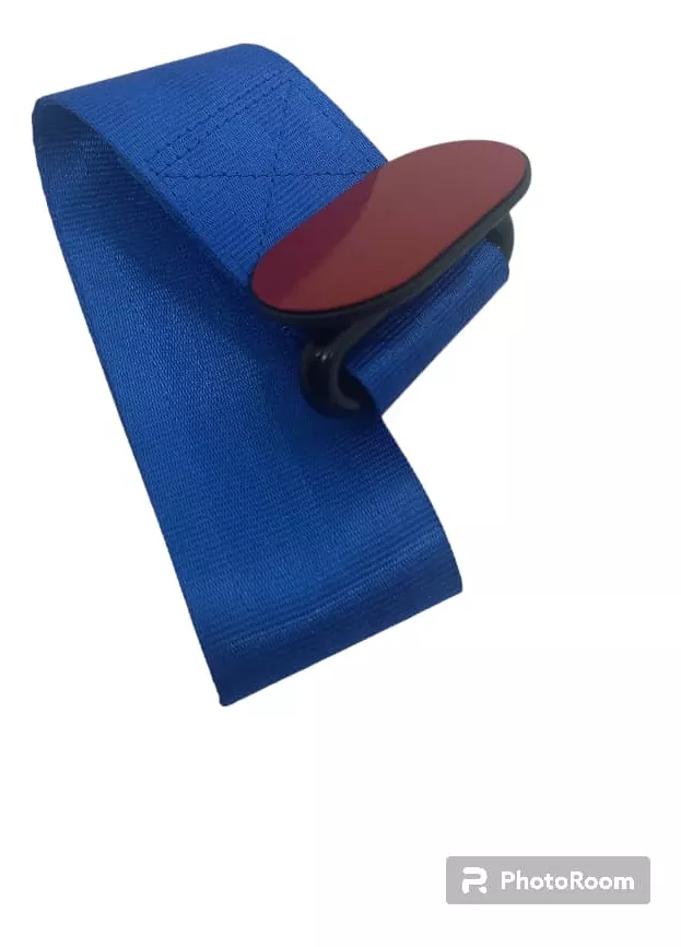 CINTA CORREA REMOLQUE ARRASTRE TOW STRAP HKS AZUL ADHESIVA - 4