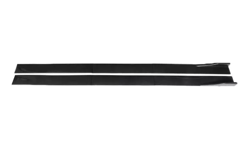 FALDON LATERAL 6 PIEZ DIFUSOR UNIVERSAL AUTO NEGRO BRILLANTE - 5