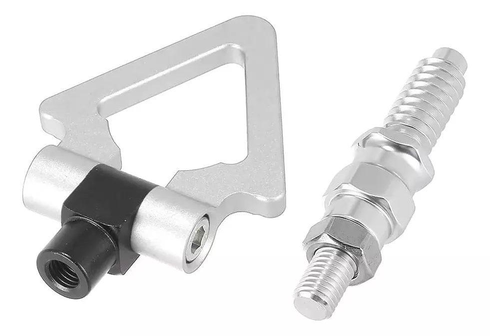GANCHO REMOLQUE AUTOS UNIVERSAL DELANTERO Y TRASERO ALUMINIO - 4