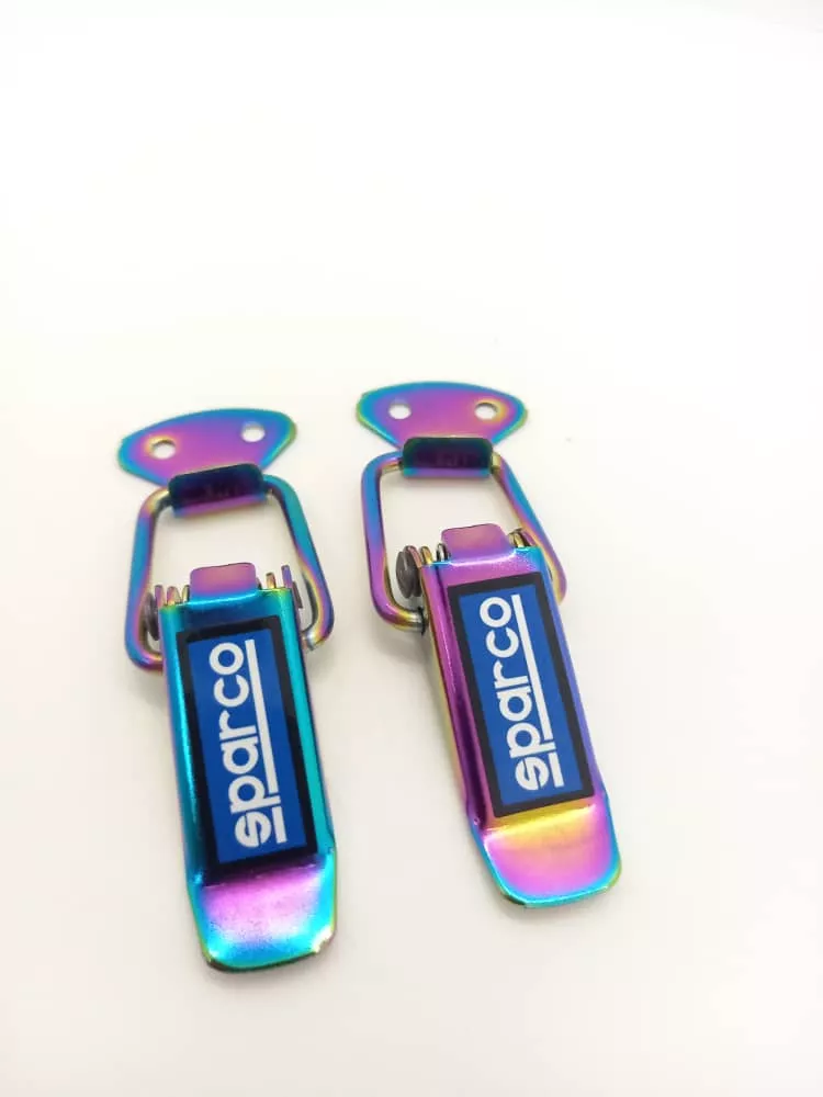 X2 CLIP GANCHOS SUJETADORES DE PARACHOQUES COLOR TORNASOL - 2