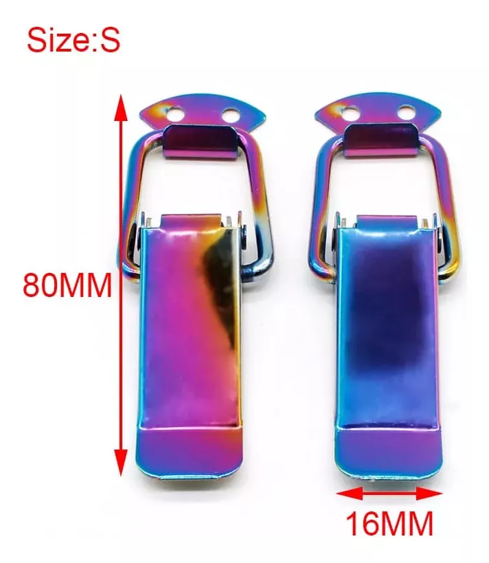 X2 CLIP GANCHOS SUJETADORES DE PARACHOQUES COLOR TORNASOL - 4