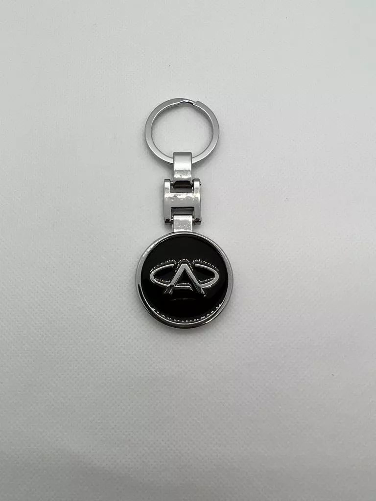 LLAVERO MARCAS AUTO METAL CROMADO CON LOGO - 3