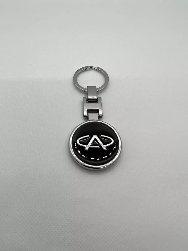 LLAVERO MARCAS AUTO METAL CROMADO CON LOGO - 4