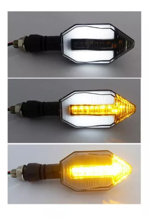 SET LUZ INTERMITENTE IDEAL PARA MOTO, MODELO DUO COLOR A/B - 1