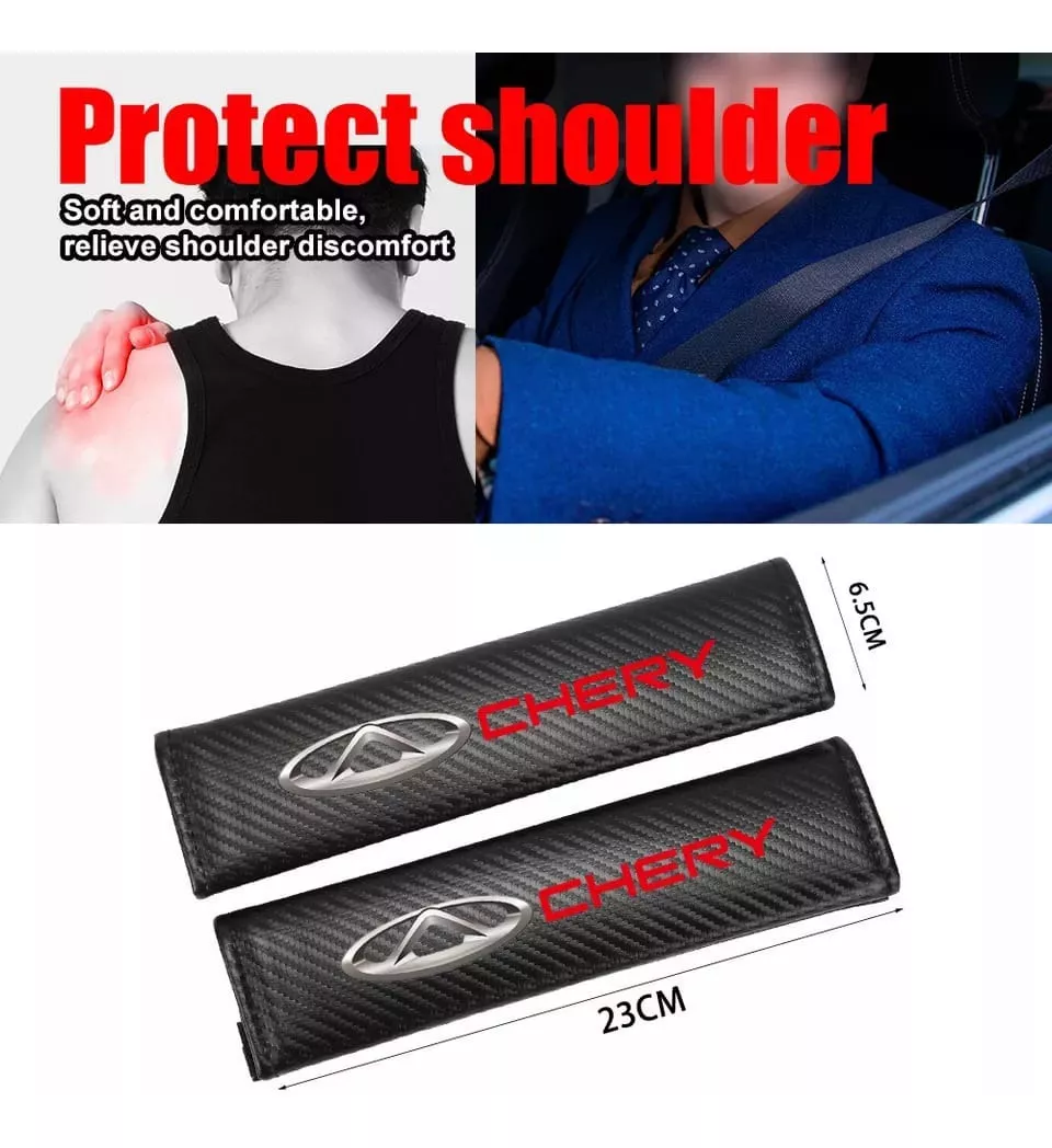 CUBRE CINTURÓN DE SEGURIDAD DE AUTOS PARA CHERY - 1