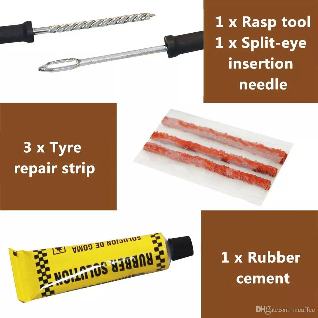 KIT DE HERRAMIENTAS DE REPARACIÓN DE LLANTAS - 2