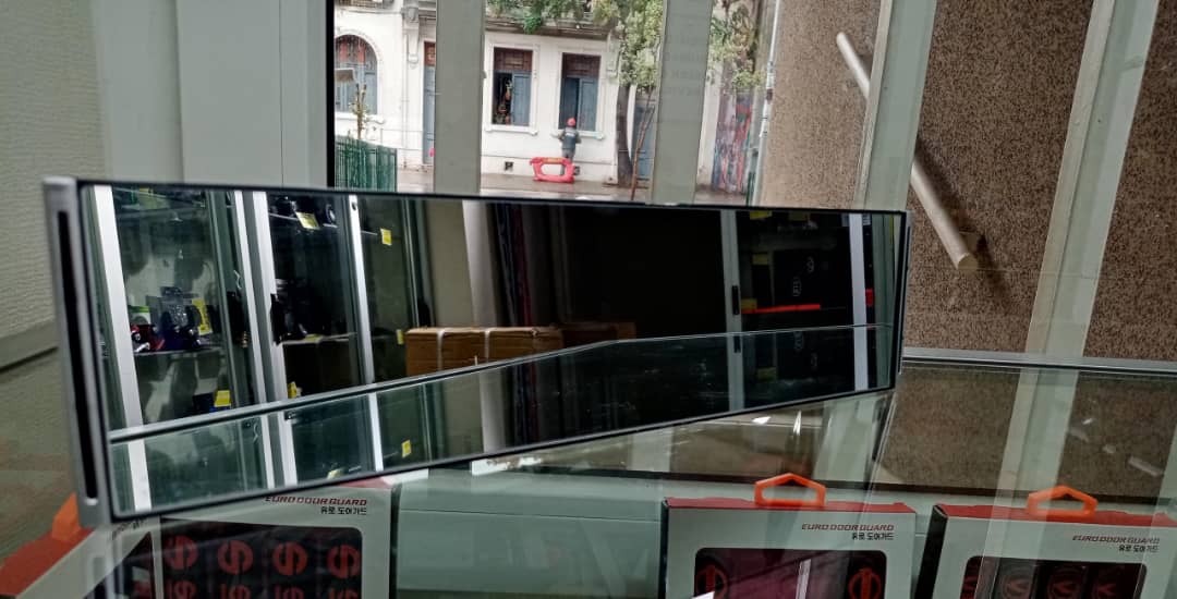 ESPEJO RETROVISOR UNIVERSAL CONVEXO PARA INTERIOR DE AUTOS, IMAGEN DE GRAN ANGULAR, ANTIDESLUMBRANTE - 3