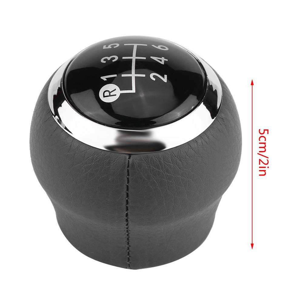 POMO PERILLA PALANCA DE CAMBIOS 6 VELOCIDADES DE CUERO COMPATIBLE CON AUTOS COROLLA VERSO AURIS RAV4 - 2