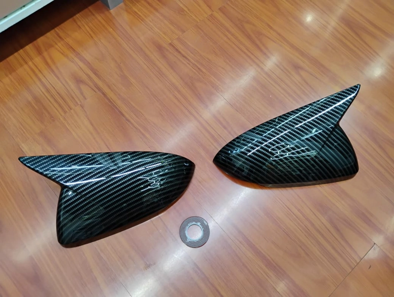 TAPAS ESPEJOS CARBONO PARA HYUNDAI ELANTRA 2017-18 / ACCENT 2018-23  I30 2017 A 2023 SIN INTERMITENT - 4
