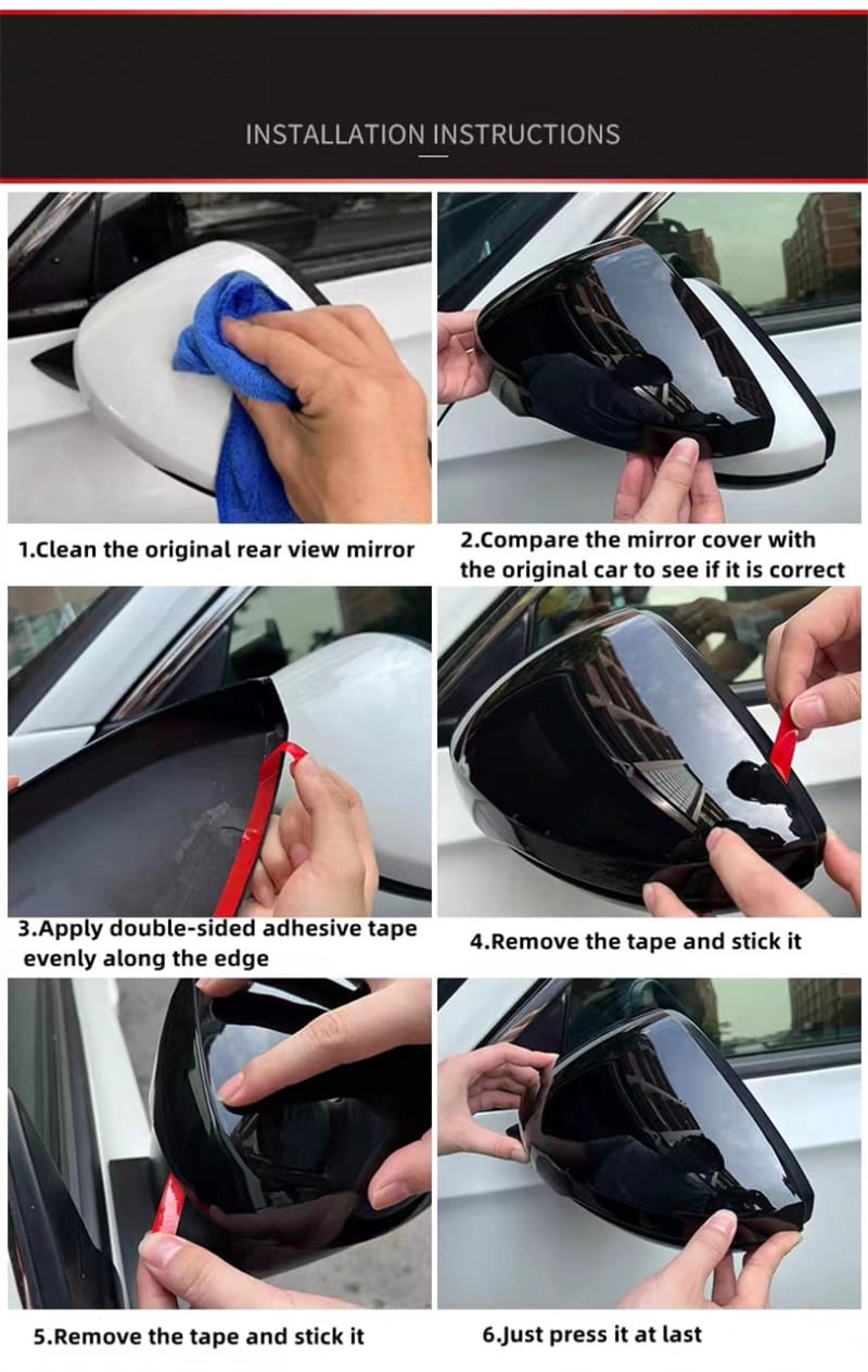 TAPAS ESPEJOS CARBONO PARA HYUNDAI ELANTRA 2017-18 / ACCENT 2018-23  I30 2017 A 2023 SIN INTERMITENT - 6