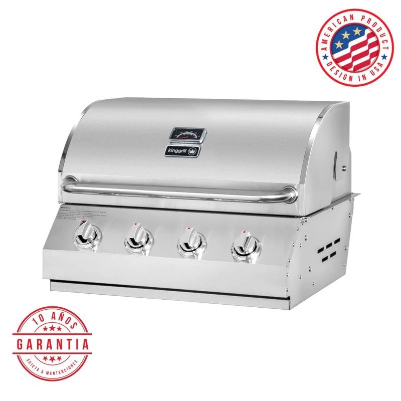 PARRILLA A GAS EMPOTRADA KINGGRILL 4 QUEMADORES® - 1