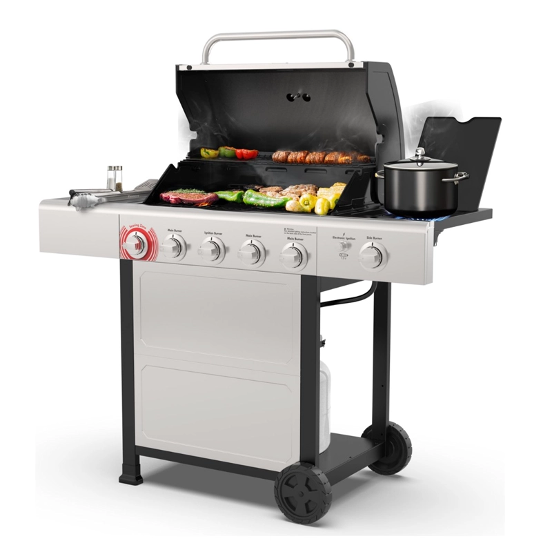 PARRILLA A GAS 5 QUEMADORES + QUEMADOR LATERAL KENMORE® - 3