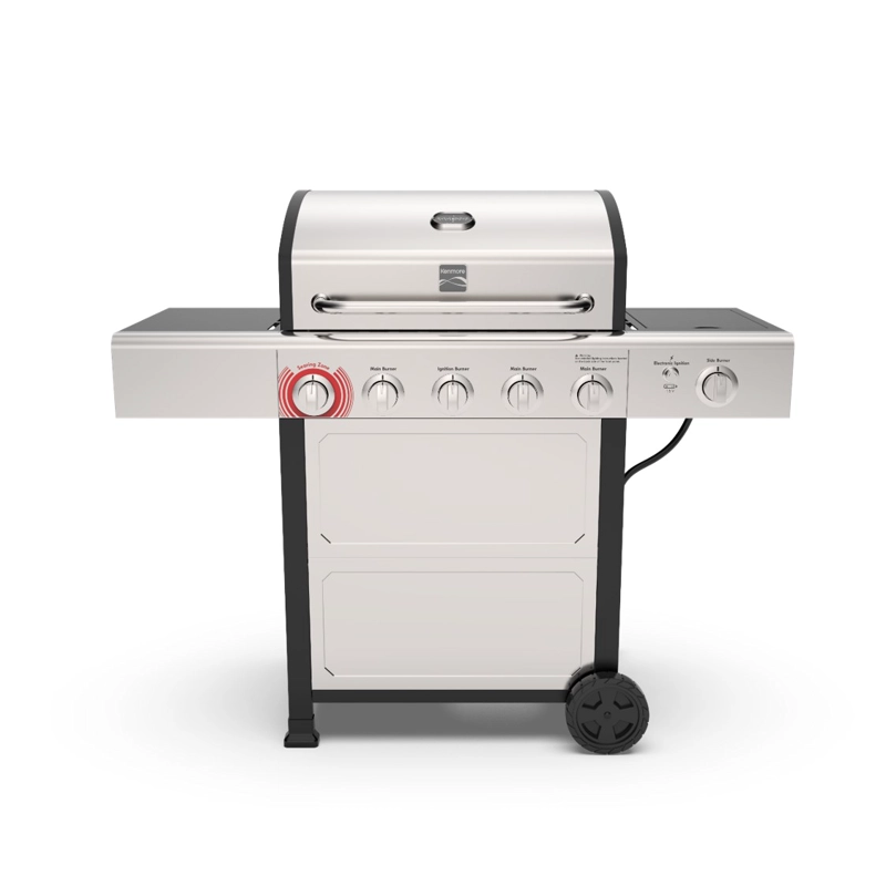 PARRILLA A GAS 5 QUEMADORES + QUEMADOR LATERAL KENMORE® - 5