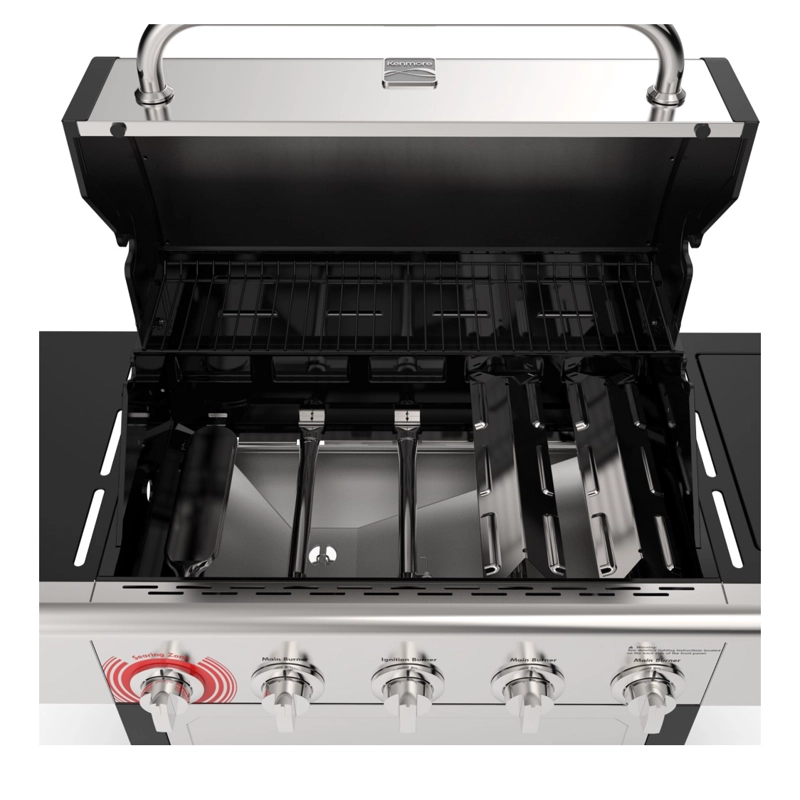 PARRILLA A GAS 5 QUEMADORES + QUEMADOR LATERAL KENMORE® - 6