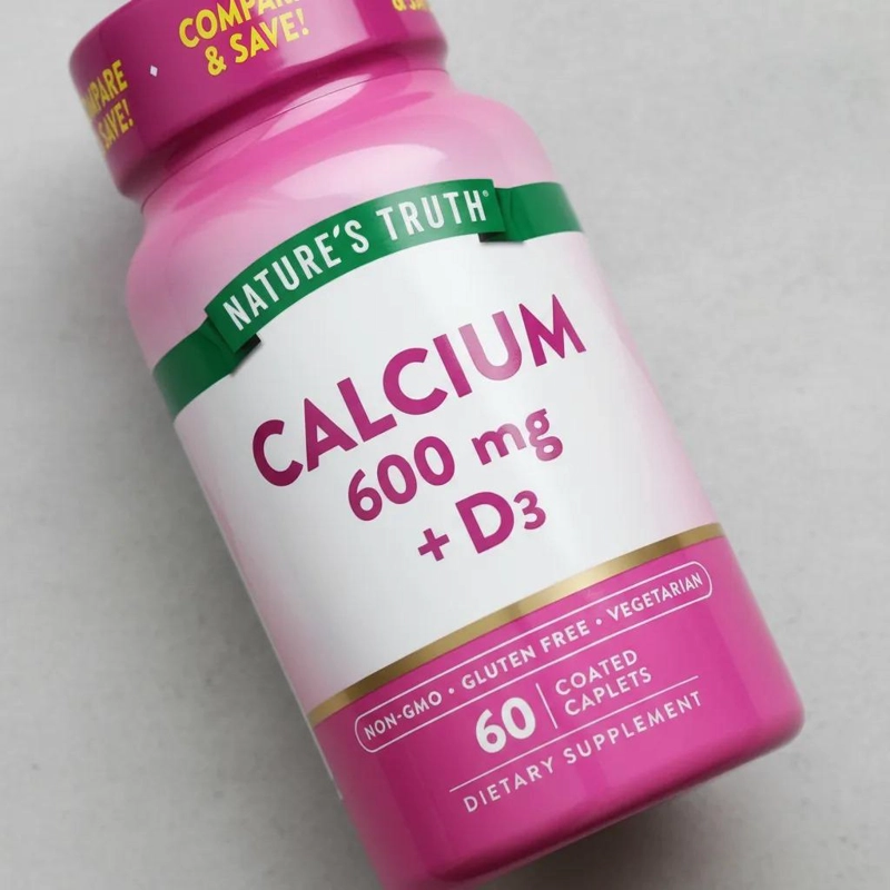 CALCIO 600 MG + VITAMINA D3 60 CAPS - 3