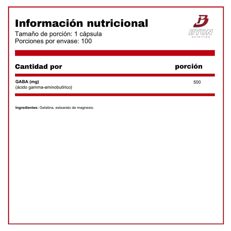 GABA 500 MG 100 CAPSULAS - 2