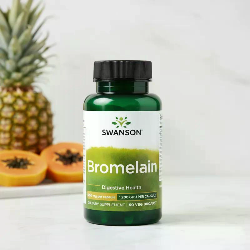 BROMELAINA 500MG 50 VEGGIE CAPS - 3