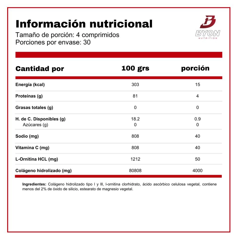COLAGENO HIDROLIZADO + VITAMINA C 120 CAPSULAS - 2