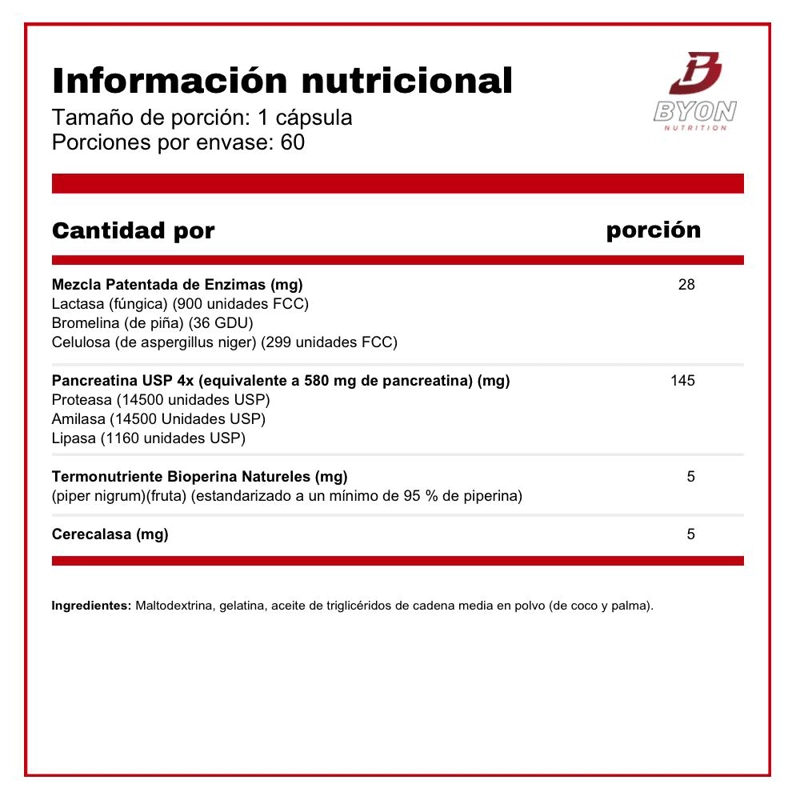 DIGESTITOL ENZIMAS DIGESTIVAS 60 CAPSULAS - 2