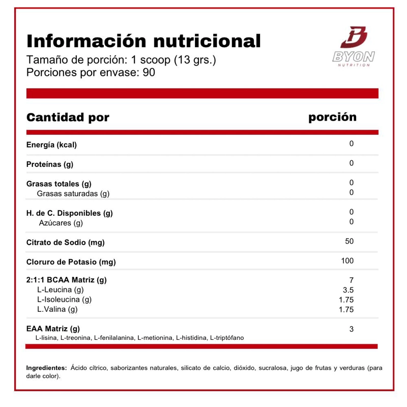 HYDRO BCAA 2,73 LB - FRUIT PUNCH - 2