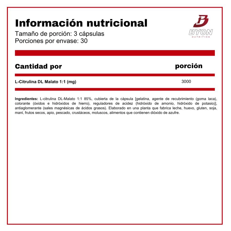 CITRULINA MALATO 90 CAPS - 2