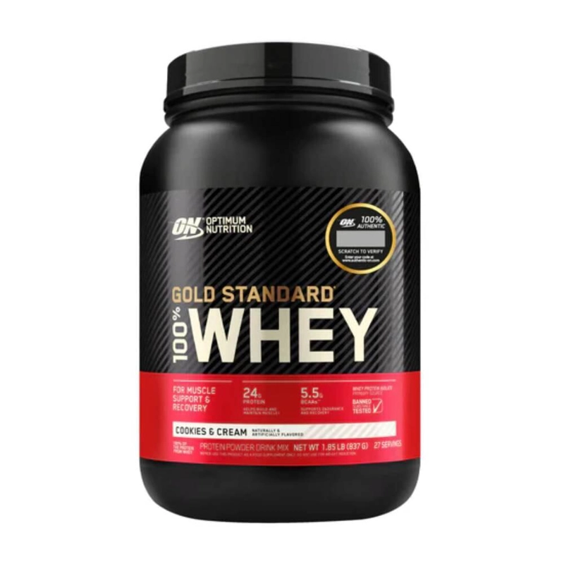 100% WHEY PROTEIN GOLD STANDARD 2 LBS - COOKIES AND CREAM - 1
