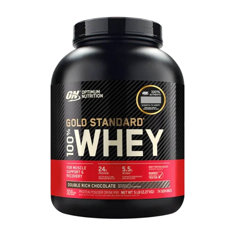 GOLD STANDARD 100% WHEY PROTEIN 5 LBS - STRAWBERRY - 1