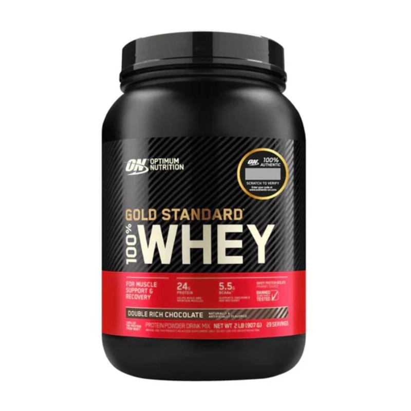 100% WHEY PROTEIN GOLD STANDARD 2 LBS - CHOCOLATE - 1