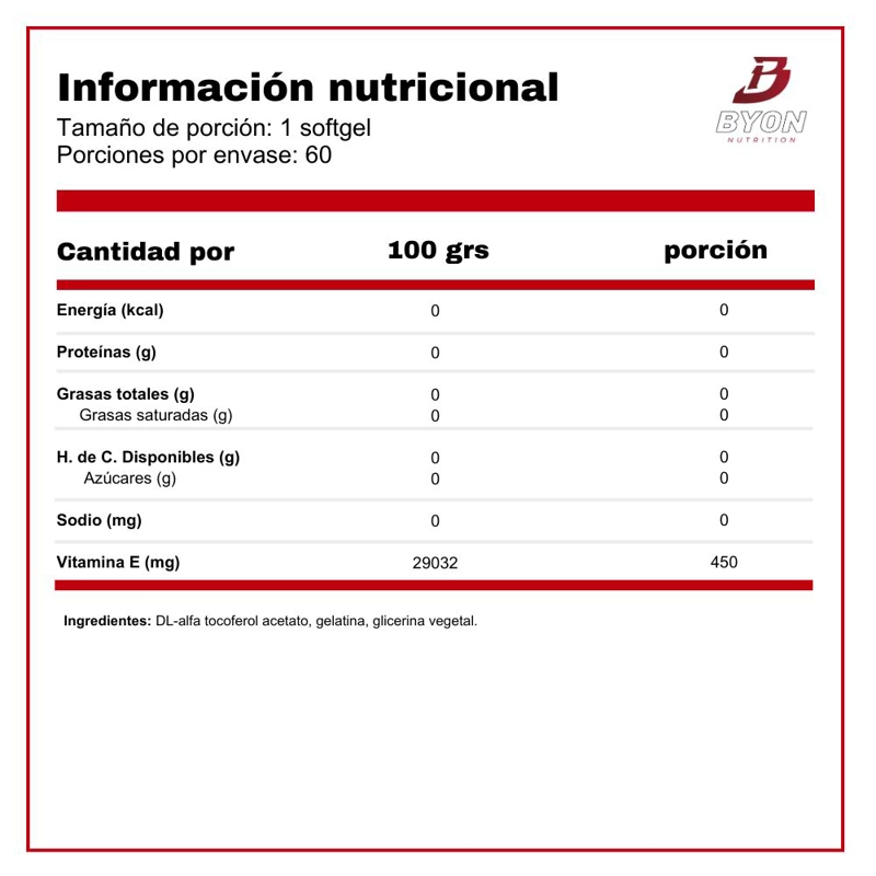 VITAMINA E 1000IU 60 SOFTGELS - 2