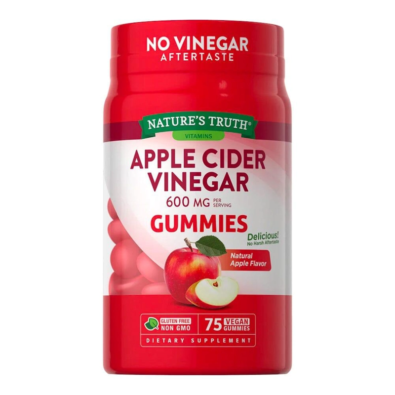 VINAGRE DE MANZANA 600 MG 75 GUMMIES - 1