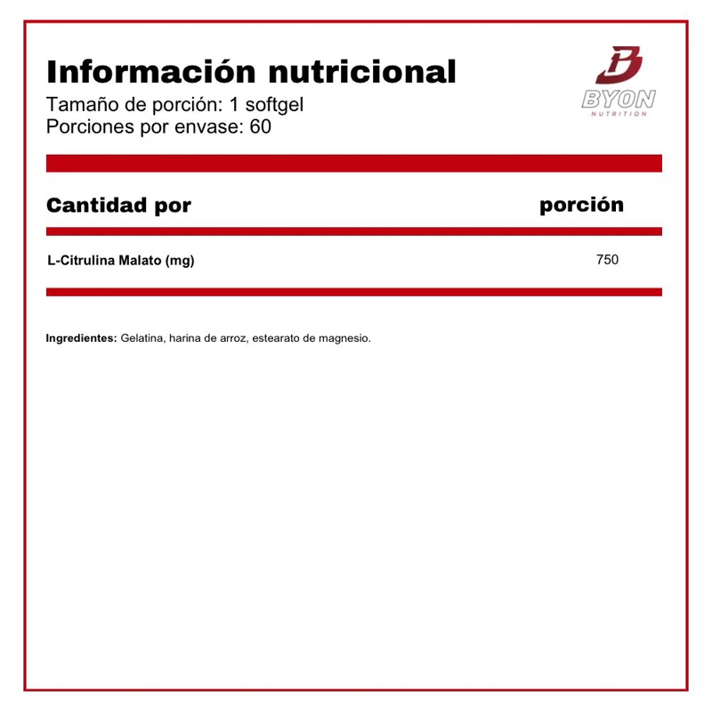 L-CITRULINA 750 MG 60 CAPSULAS - 2
