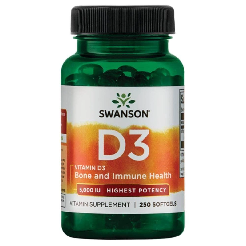 VITAMINA D3 5000UI 250 SOFTGELS - 1