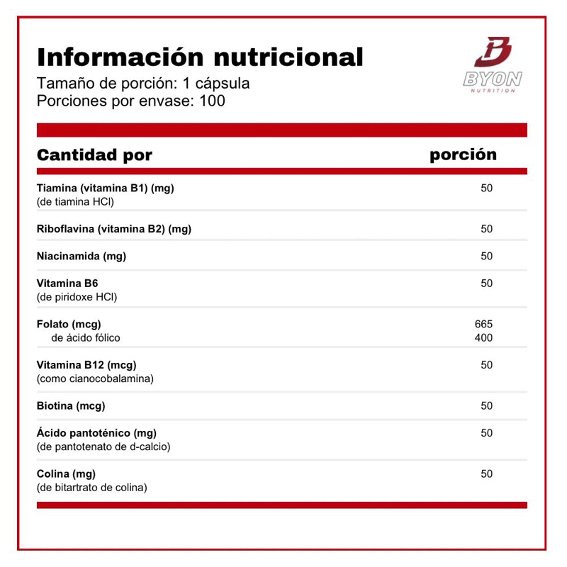 MULTI COMPLEJO B BALANCE B-50 100 CAPSULAS - 2