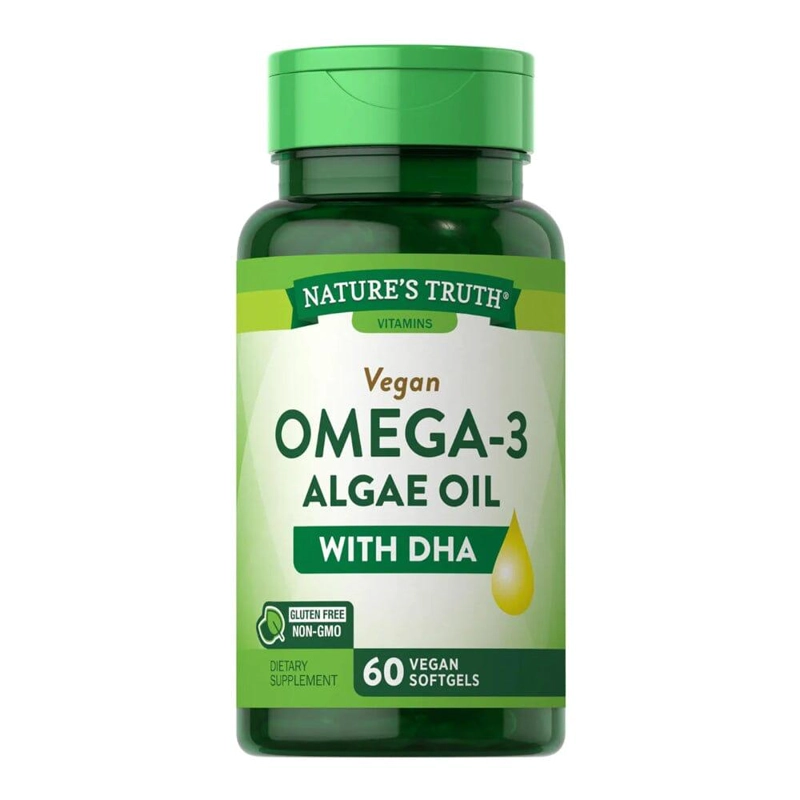 OMEGA 3 VEGANO ALGA OIL CON DHA - 60 VEGGIE CAPS - 1