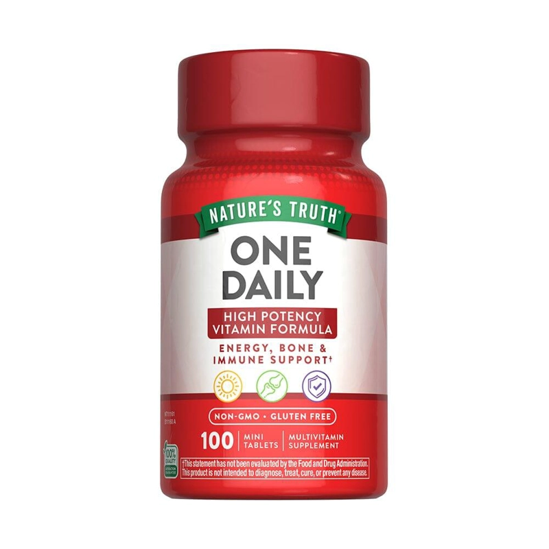 MULTIVITAMINICO ONE DAILY 100 TABLETAS MINI - 1