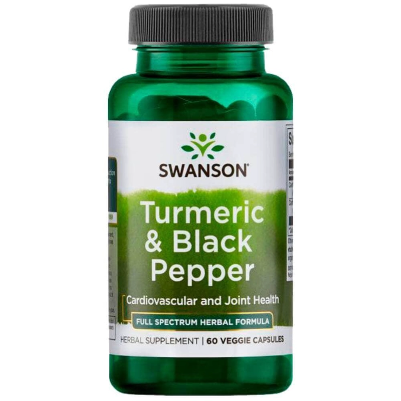 TURMERIC CURCUMA + BLACK PEPPER 60 CAPSULAS - 1