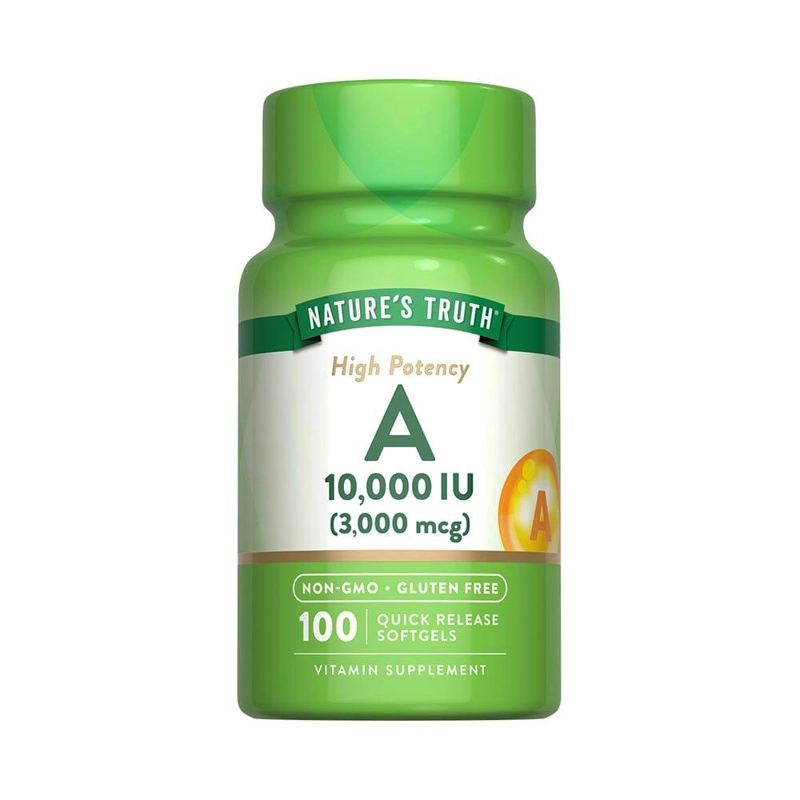 VITAMINA A 10,000 IU 100 SOFTGELS - 1