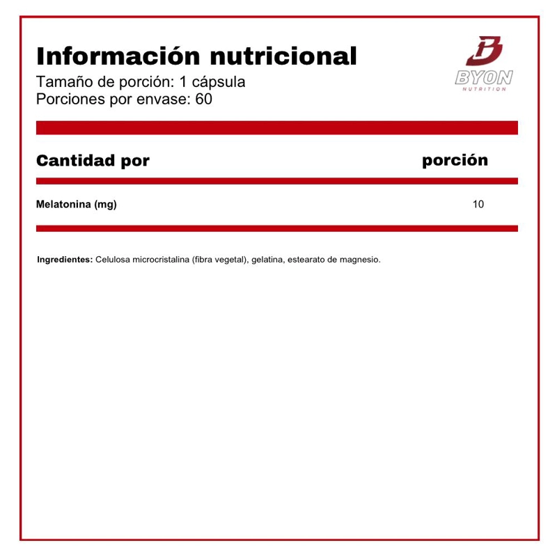 MELATONINA 10 MG 60 CAPSULAS - 2