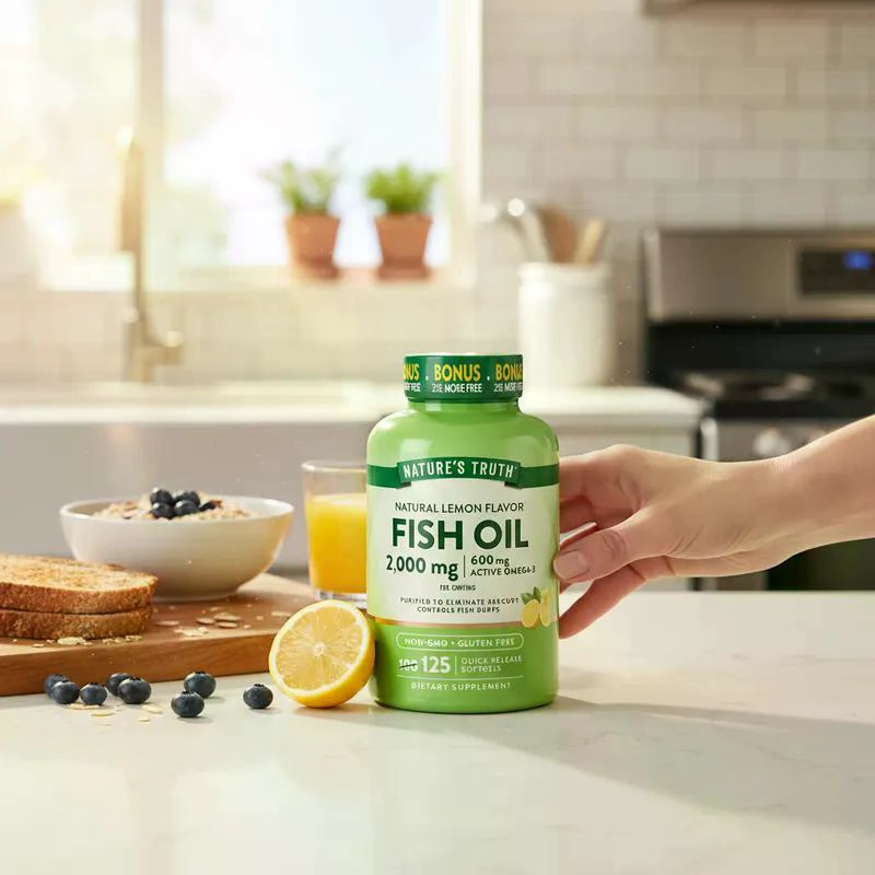 OMEGA 3 FISH OIL 2000 MG 125 SOFTGELS - 3