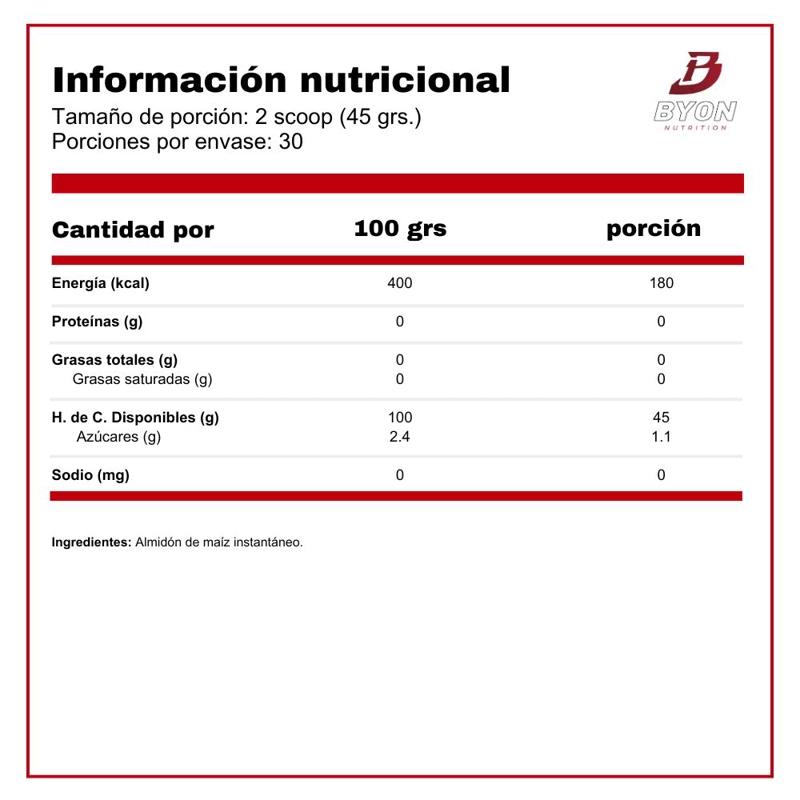 WAXY MAIZE 3 LBS CARBOHIDRATOS EN POLVO - ULTIMATE NUTRITION - 2
