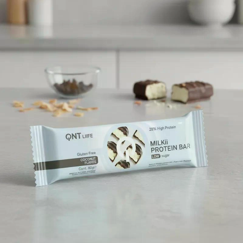 CAJA BARRAS DE PROTEINA MILKII COCONUT FLAKES  | 12 UNIDADES - 2