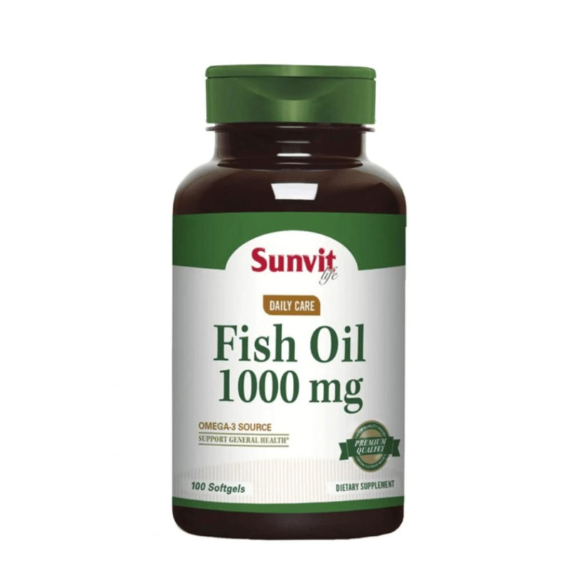 FISH OIL 1000MG 100 SOFTGELS - 1