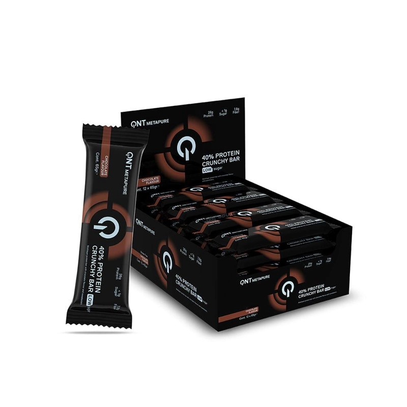 CAJA BARRAS DE PROTEINA CRUNCHY STRAWBERRY CREAMY (12 UNIDAD - 1