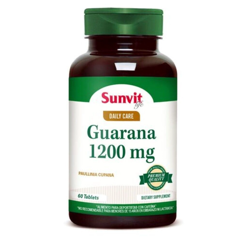 GUARANA 1200MG 60 TABLETAS - 1