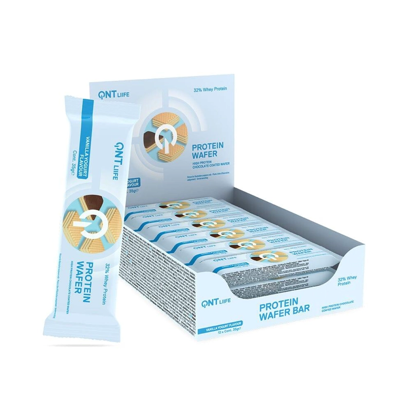 CAJA BARRAS DE PROTEINA WAFER BAR VAINILLA YOGURT | 12 UNIDA - 1
